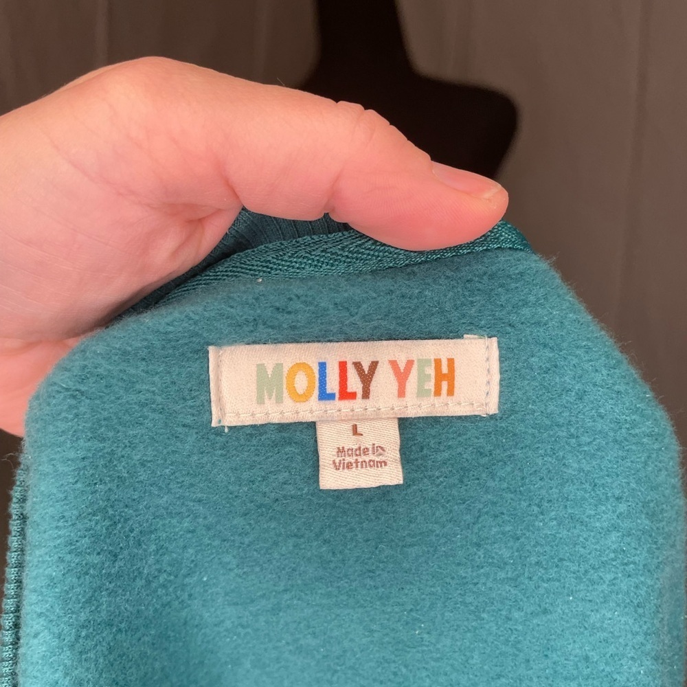 Molly Yeh Teal Women's Sweatshirt - Picture 6 of 7